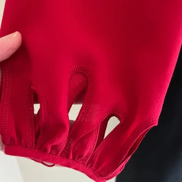 White House Black Market Red and White Dress Size 2 - Picture 7 of 9